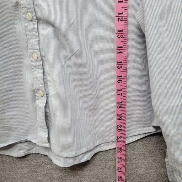 FAHERTY OXFORD CROPPED SHIRT, SIZE L - Picture 6 of 6